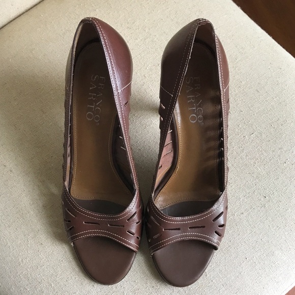 Franco Sarto Peep Toe Heels - Picture 2 of 7